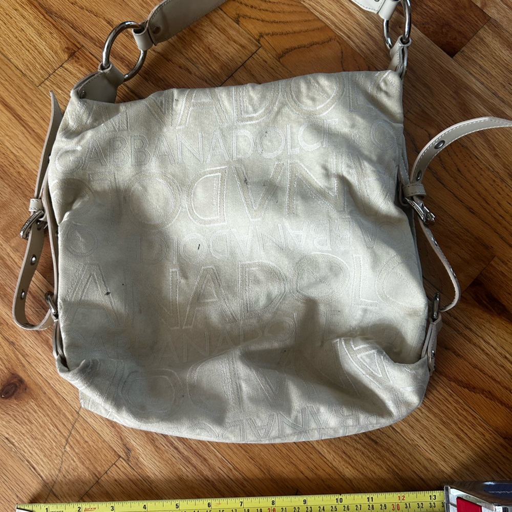 Dolce Gabbana Fabric Shoulder Bag